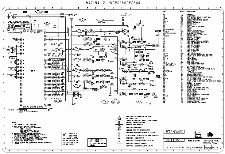 Электросхемы установки CARRIER Maxima 2