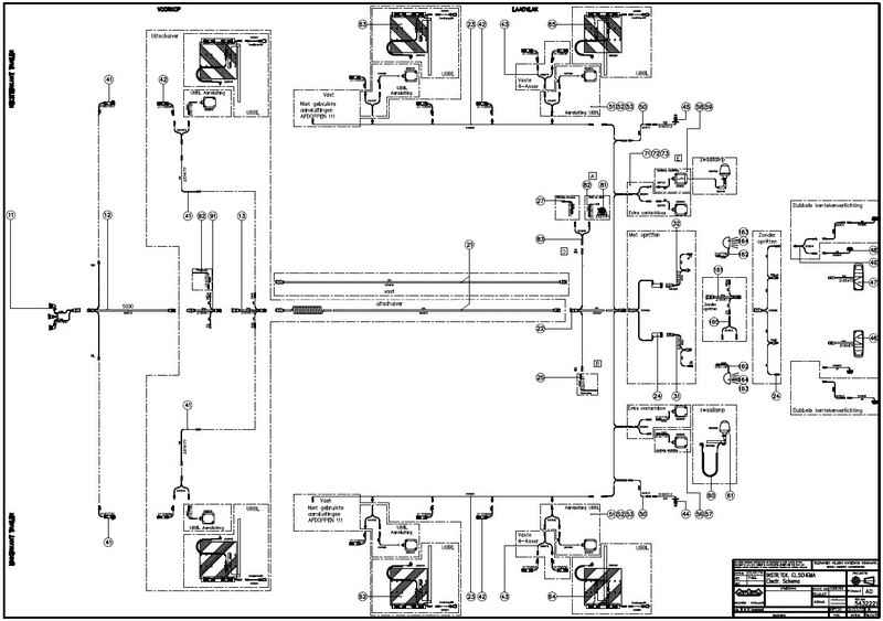 Пневматические и электрические схемы прицепов NOOTEBOOM