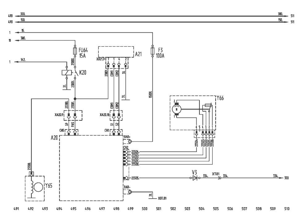Блок управления климатической установкой Webasto CC-170T