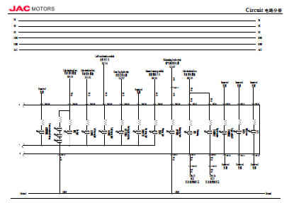 схема комбинации приборов JAC HFC1042KN