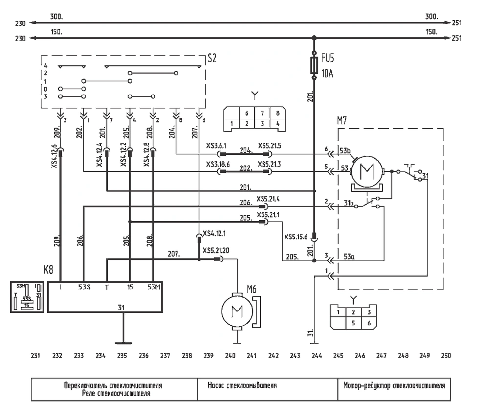 Стеклоочиститель, стеклоомыватель